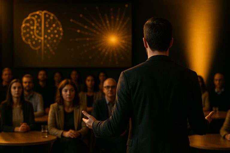 Speaking to an audience