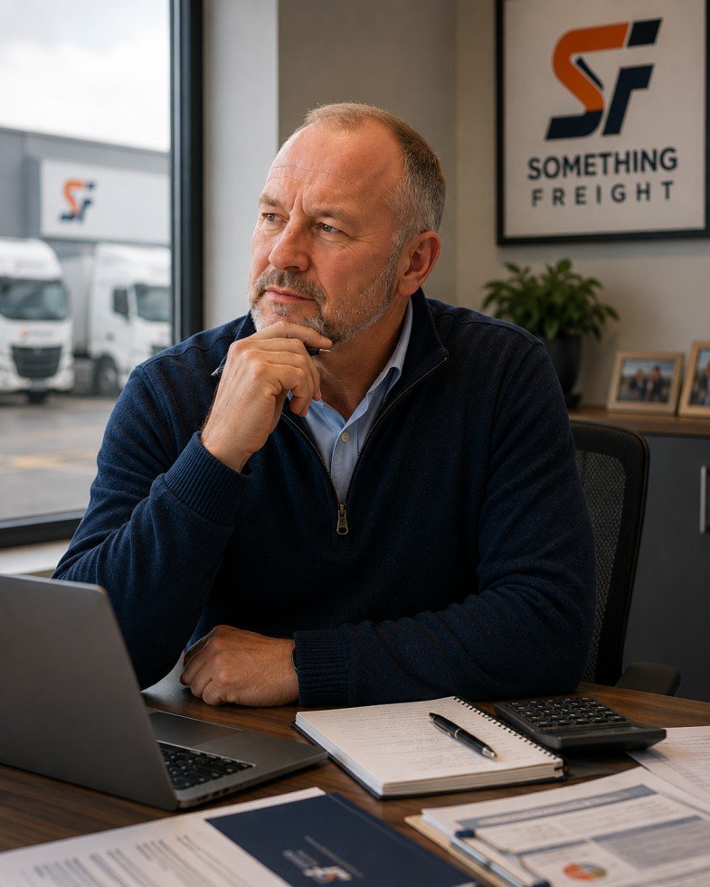 Logistics company owner considering how to fund the cyber security investment required for growth