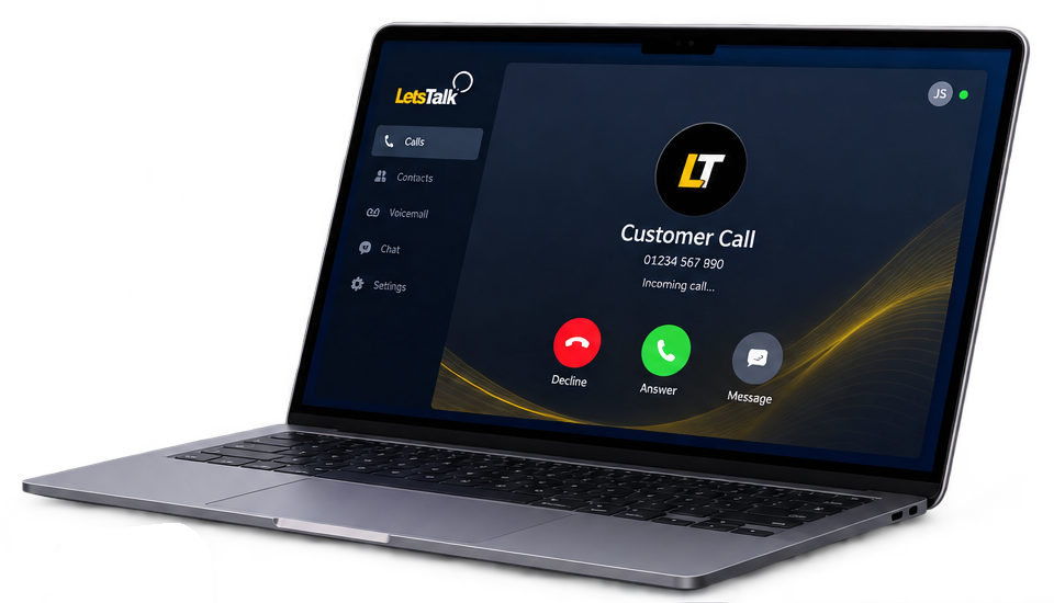 Laptop softphone